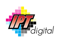 Header logo for IPT Digital based in Sarasota Florida digital label printing technology